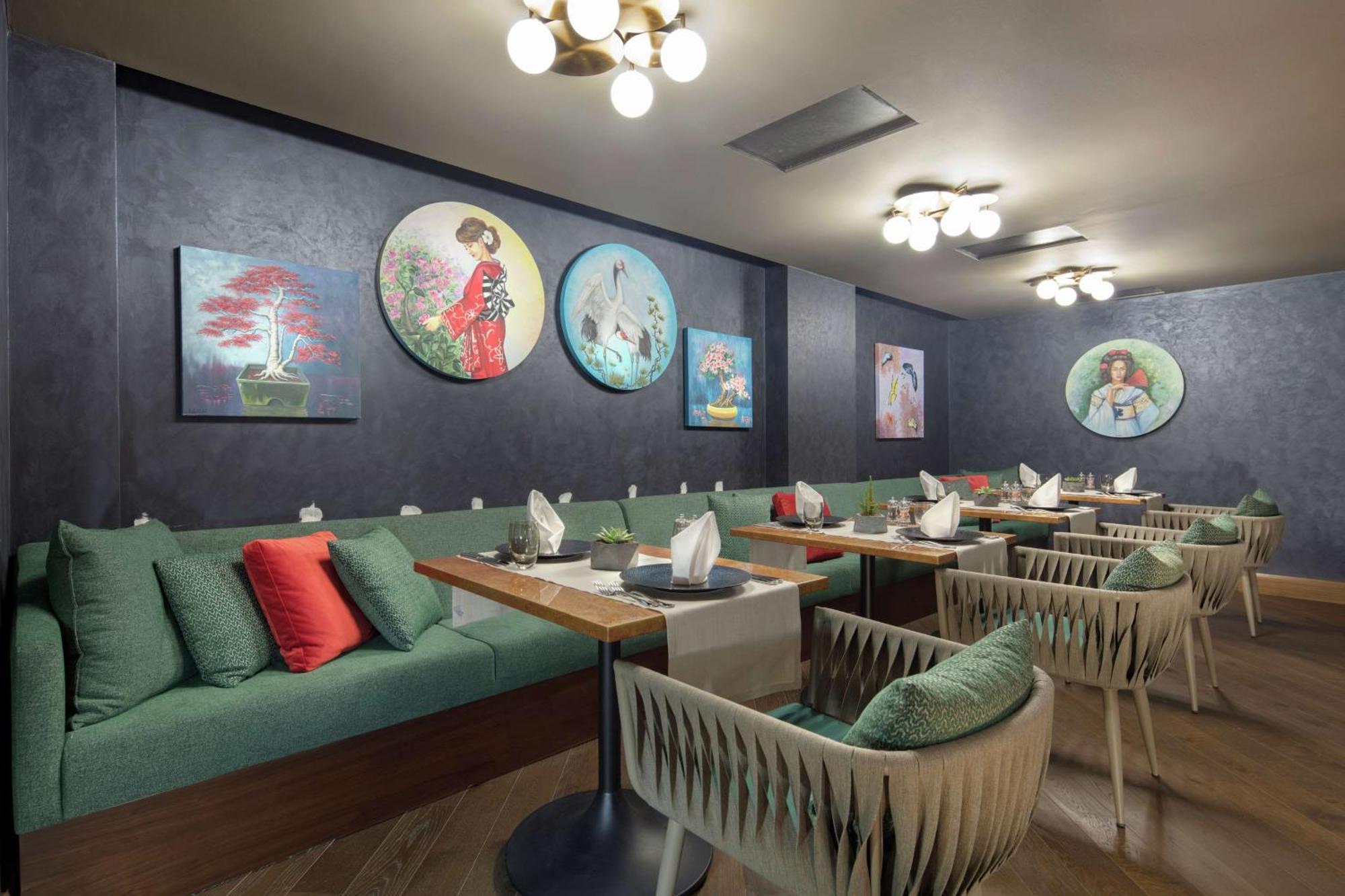 Doubletree By Hilton Antalya City Centre Εξωτερικό φωτογραφία Restaurant interior